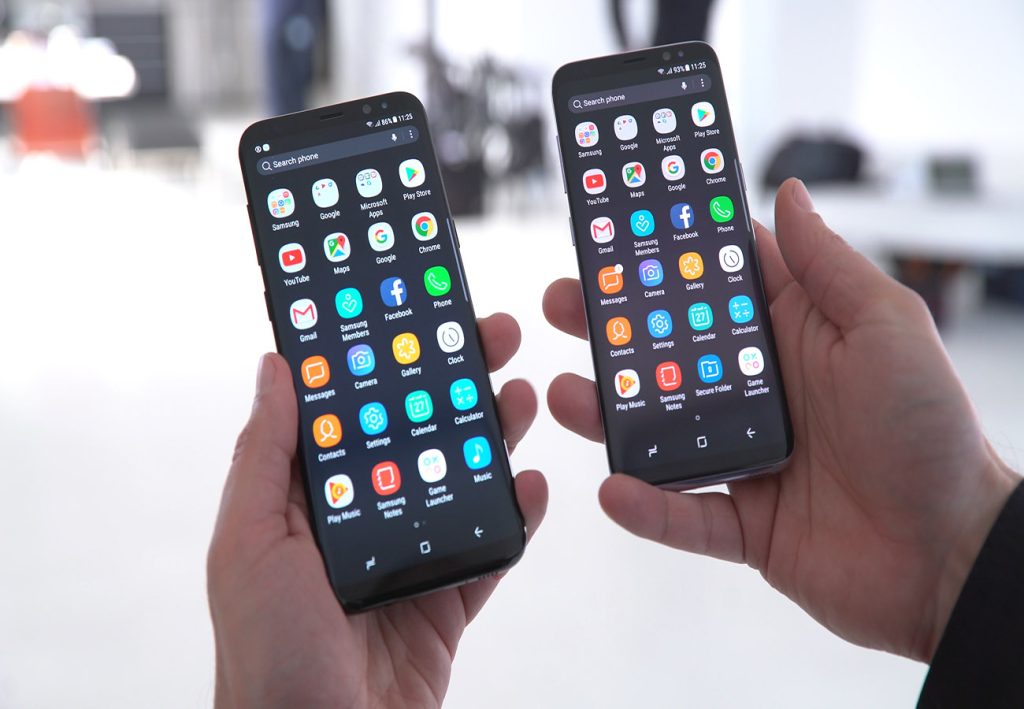 Samsung Galaxy S8 und Samsung Galaxy S8 Plus im Vergleich