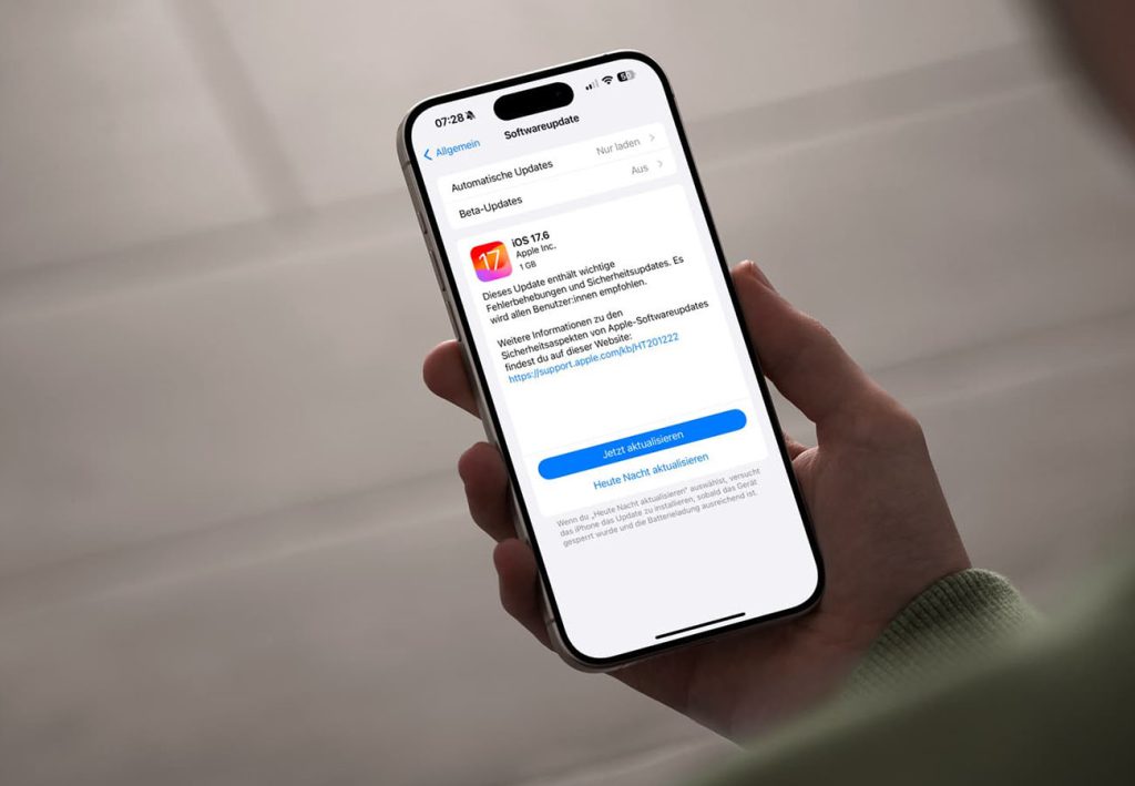 iOS 17.6 Update veröffentlicht: Wichtige Fehlerbehebungen für iPhone-Software