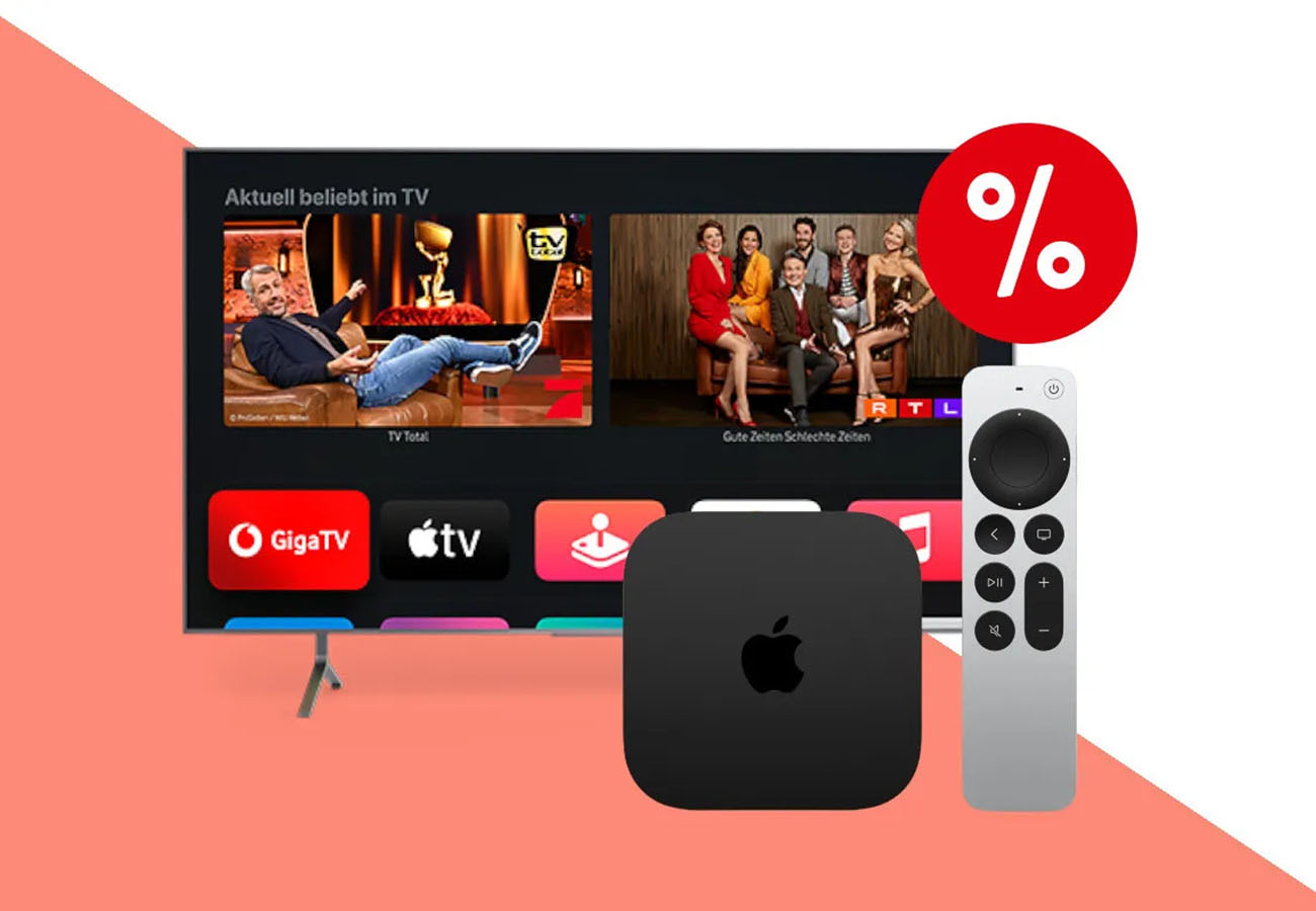 Vodafone Happy im Oktober: Hol dir drei Monate Apple TV+ kostenlos!