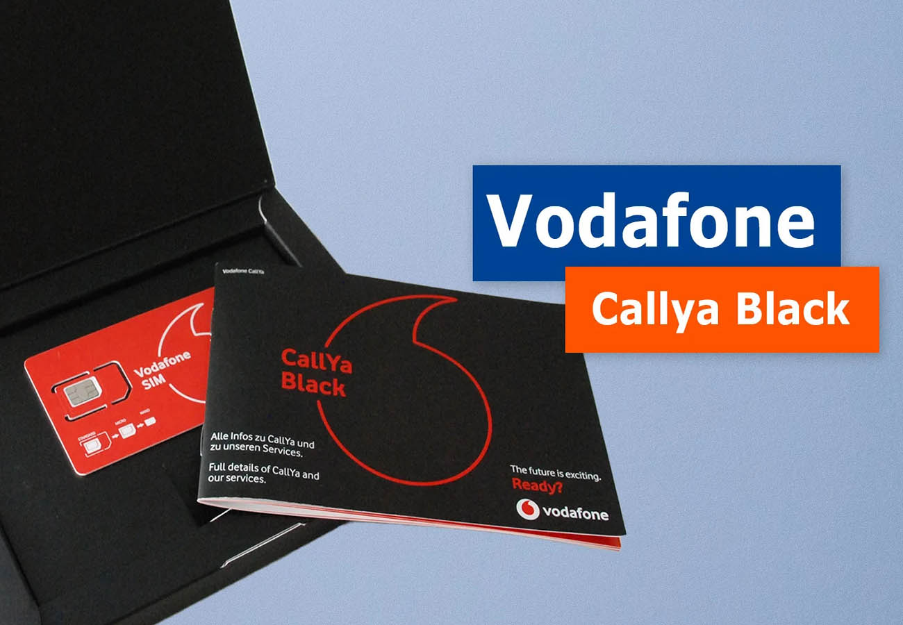 CallYa Black: Der wirklich hochwertige Prepaid-Datentarif von Vodafone