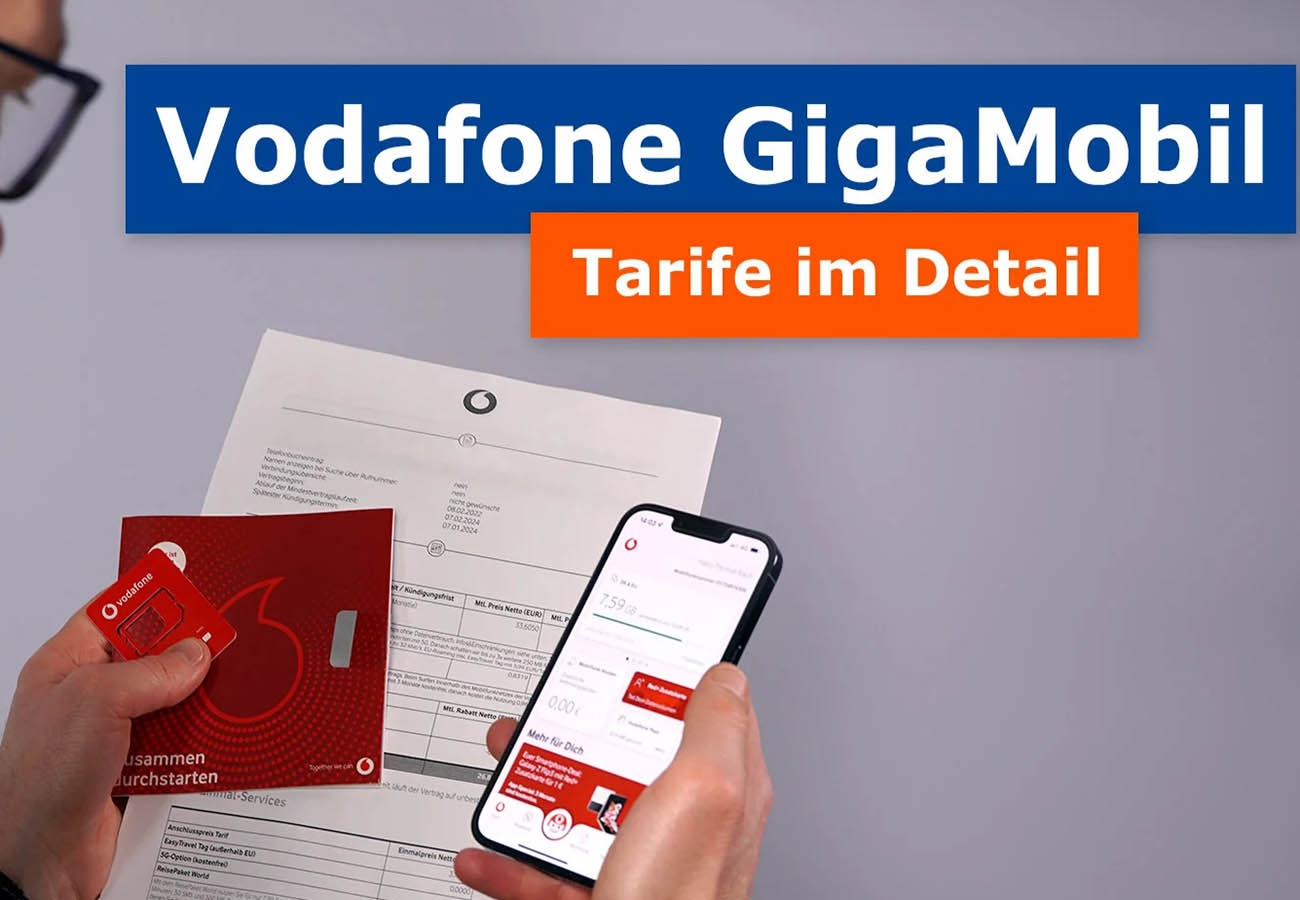Vodafone GigaMobil 5G Tarif – von 7 GB bis unbegrenzt: Warum ich mich in Deutschland dafür entschieden habe